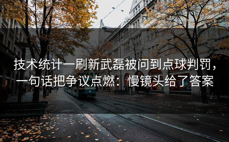 技术统计一刷新武磊被问到点球判罚，一句话把争议点燃：慢镜头给了答案